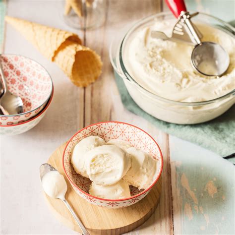 Recette de la glace vanille maison sans sorbetière Régilait