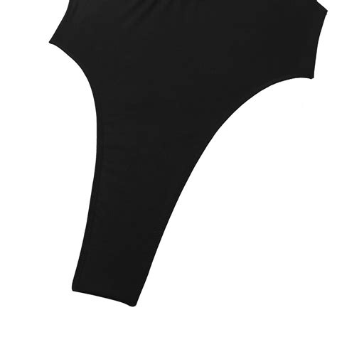 Sexy Women Open Chest Leotard High Cut Thong Bodysuit Lingerie Jumpsuit