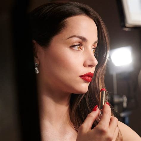 Ana de Armas is a Vision in Estée Lauder Lipstick Ad