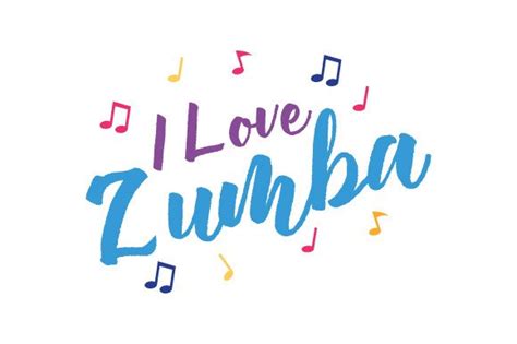 I Love Zumba SVG Cut File By Creative Fabrica Crafts Creative Fabrica