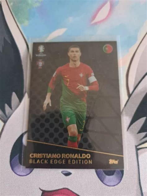 TOPPS MATCH ATTAX EURO 2024 Black Edge Edition Cristiano Ronaldo BE7