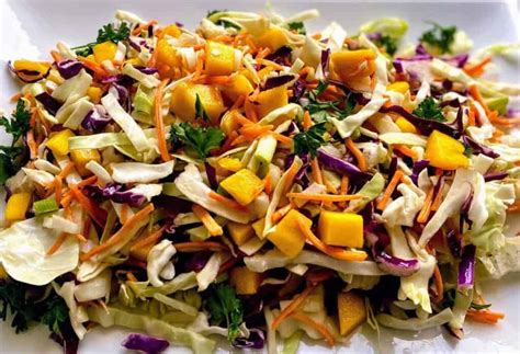 Mango Slaw Cathy S Vegan Kitchen Karinokada