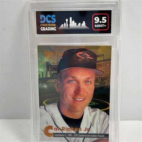 1995 Pinnacle Select Certified Edition Cal Ripken 2131