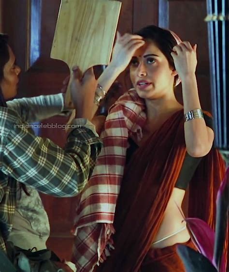 Nushrat Bharucha 14 Chhalaang Hot Saree Midriff Hd Caps Starcelebblog