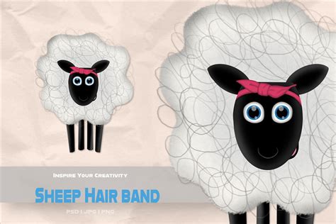 Sheep Hair Band Cartoon Graphic by flunny · Creative Fabrica