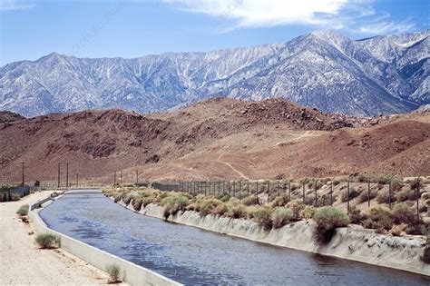 Los Angeles Aqueduct, USA - Stock Image - C021/1708 - Science Photo Library