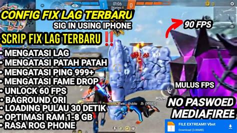 Scrip Fix Lag Ffconfig Fix Lag Ff Terbaru Cara Mengatasi Lag Dan Patah