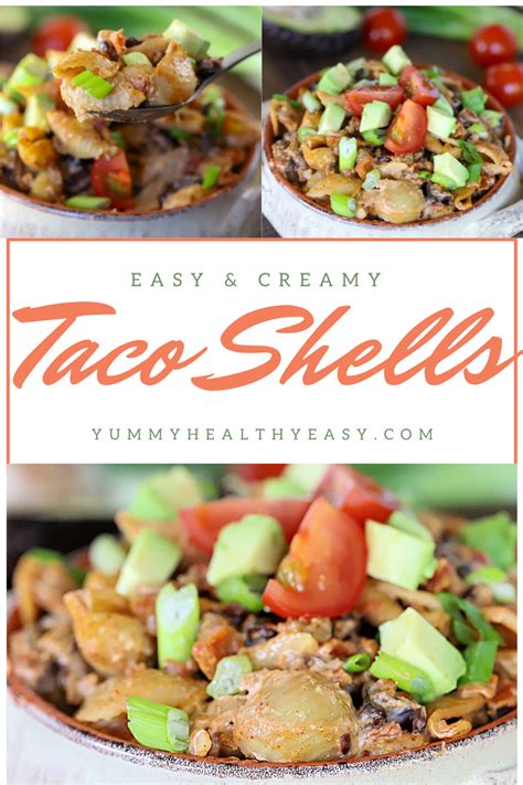 Creamy Taco Shells - Yummy Healthy Easy