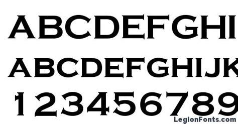 Copperplate Bold Font Download Free / LegionFonts