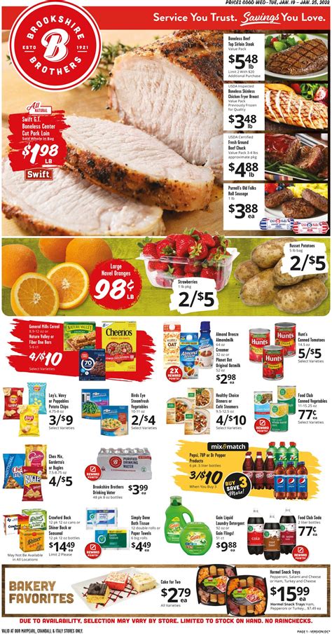 Brookshire Brothers Ad Circular - 01/19 - 01/25/2022 | Rabato