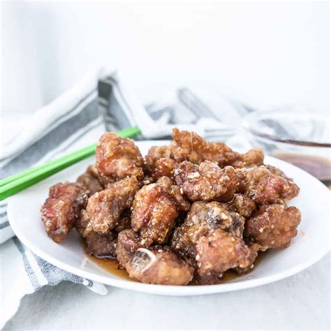 蒜子蜜汁骨 Honey Garlic Pork Ribs Air Fry