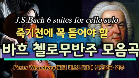 죽기전에 꼭 들어야 할 바흐 첼로무반주 모음곡 전곡 연주 Bach Suites for Cello Solo Pieter