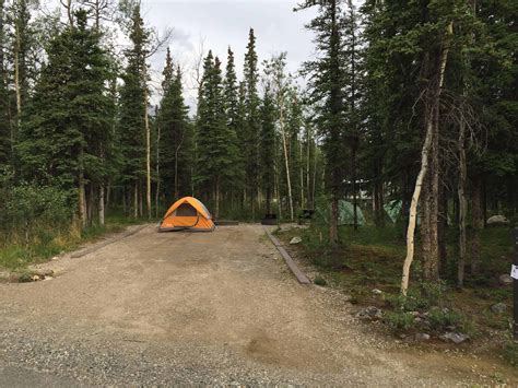 Riley Creek Campground in Denali National Park and Preserve Alaska AK