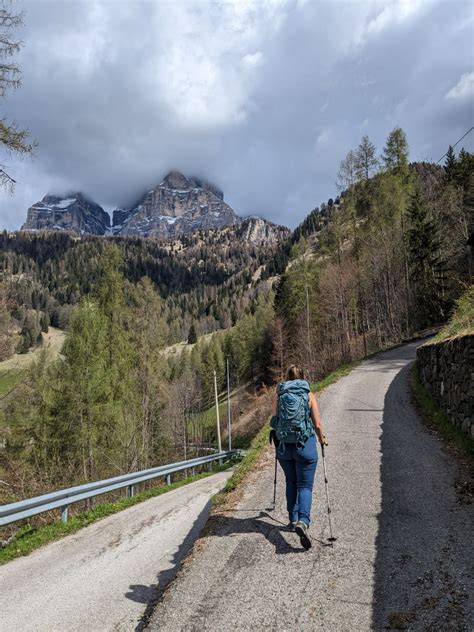 Monte Punta Dalla Val Zoldana Panorama Sulle Dolomiti Bagaglio Leggero