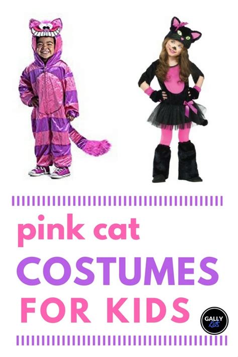 Cute Pink Cat Costumes For Kids This Halloween