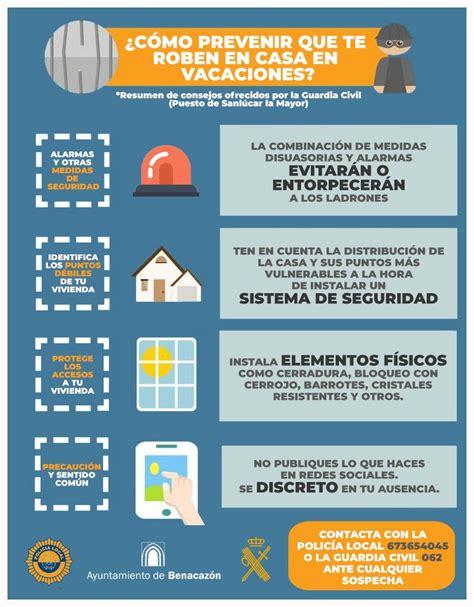 CampaÑa De PrevenciÓn De Robos En Viviendas Durante Las Vacaciones