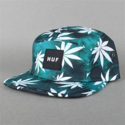 Huf Tie Dye Plantlife Volley Cap Jade Caps From Native Skate Store Uk