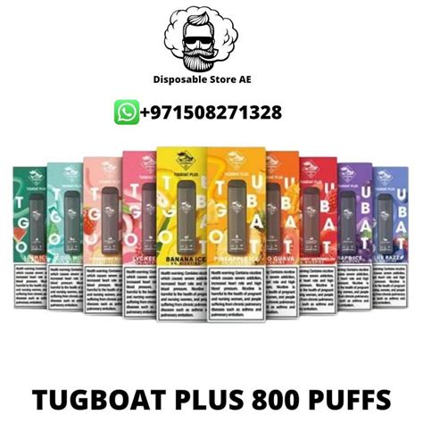 Best Tugboat Plus Disposable 800 Puffs In Dubai UAE Vape