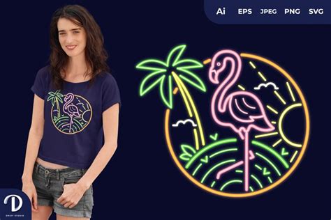 Summer Neon T Shirt Design 1256754