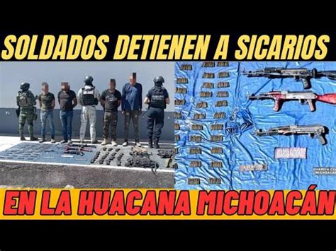 Soldados Aseguran Arsenal A Sicarios Reportan Detenidos En La