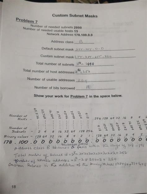 Solved Problem 7 Number Of Needed Subnets 2000 Number Of Chegg