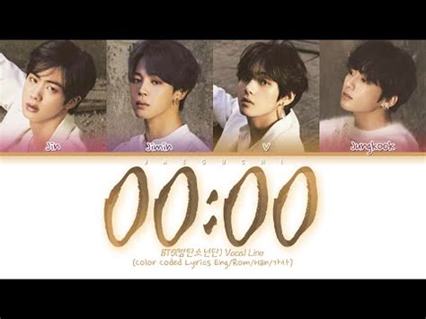 Bts Zero O Clock Color Coded Lyrics Eng Rom Han