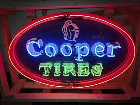 Cooper Tires Neon Tin Sign Auburn Fall Rm Sotheby S