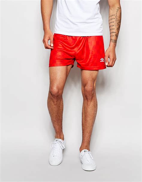 Lyst - Umbro Rio Shorts in Red for Men