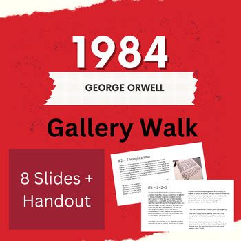 By George Orwell Gallery Walk By Sarah Blanton Tpt