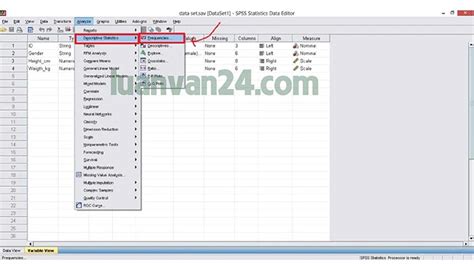 Hướng dẫn Cách Chạy Thống Kê Mô Tả Trong SPSS Chi Tiết Từ A Z