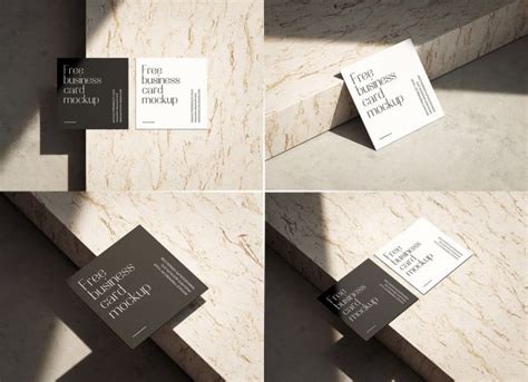 High Quality Free Business Card Mockups Page Of Good Mockups