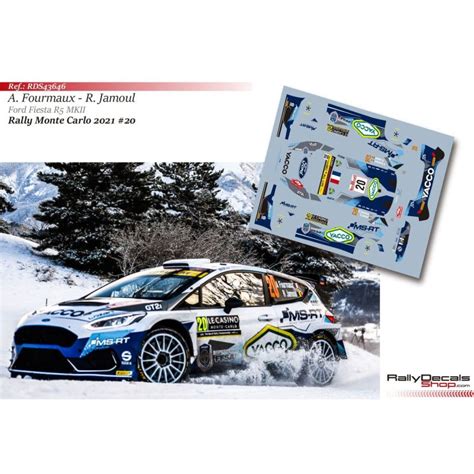 Adrien Fourmaux Ford Fiesta R Mkii Rally Monte Carlo