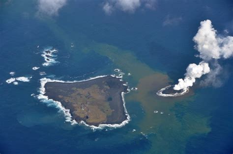 Underwater Volcanic Eruption Creates A New Island In The Pacific Ocean