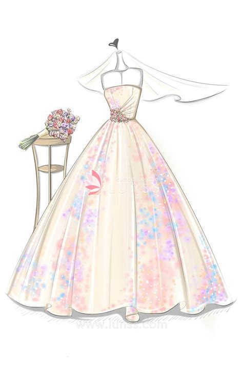 Ball Gown Sketch At Explore Collection Of Ball