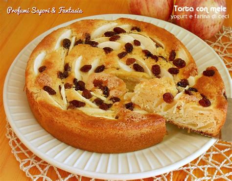 Torta Con Mele Yogurt E Farina Di Ceci Profumi Sapori Fantasia