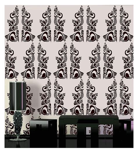 Kayra Decor Swirl Floral Stencils For Wall Painting Pack Of 1 16