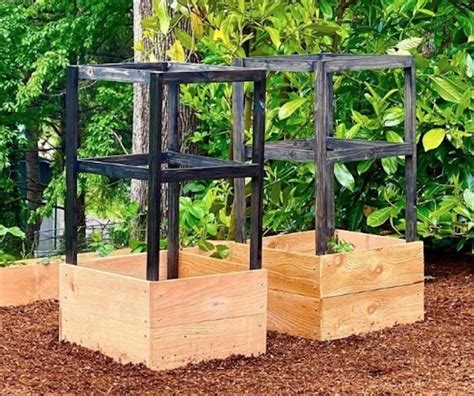 Tomato Cage Planter Free Woodworking