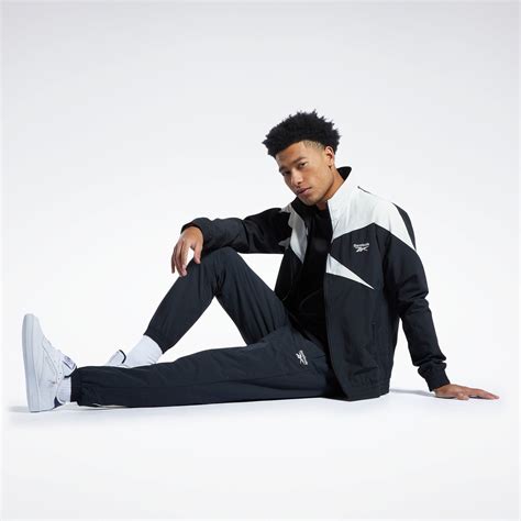 Reebok Apparel Men Classics Vector Tracksuit Bottoms Nghblknghblk Reebok Canada