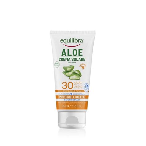 Aloe Crema Solare Spf Minitaglia Equilibra Farmacia Loreto