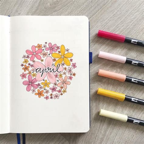 25 Wonderful April Bujo Spreads You Need To See Atinydreamer