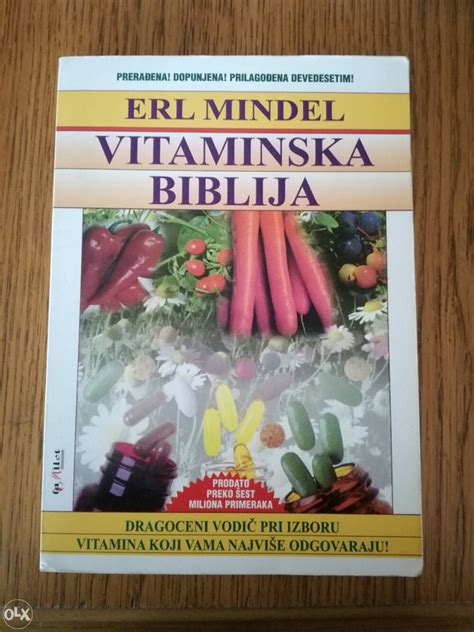 Knjiga "Vitaminska biblija" Erl Mindel - Medicina i liječenje - OLX.ba