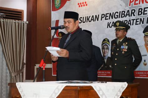 Bupati Bungo H Mashuri SP ME Kukuhkan 76 Anggota Paskibraka