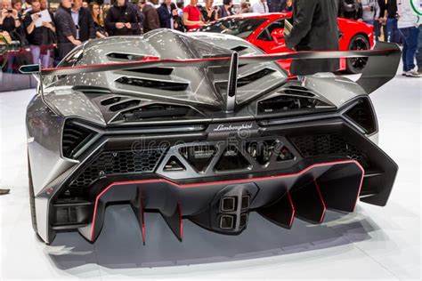 Lamborghini Veneno En El Salón Del Automóvil De Ginebra Imagen