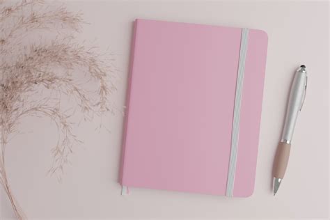 Feminine Notebook Mockup Graphic By Sandrofanton Creative Fabrica