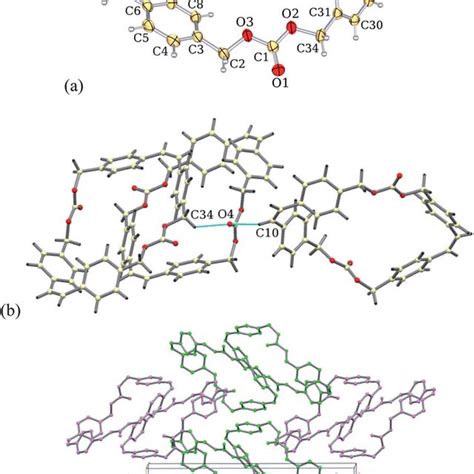 Views from the crystal structure of 1$CH 2 Cl 2 solvate. (a) Molecular ...