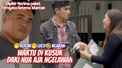 Kocak Lucu Ngakak Ketemu Kurir Paket Ternyata Mantan Makan