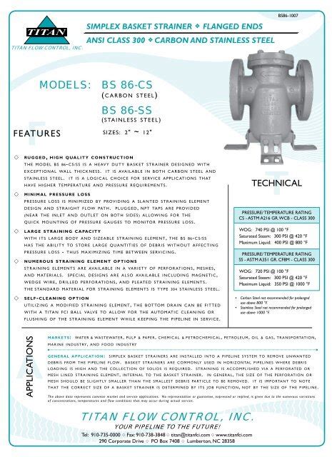 TITAN FCI MODEL BS 86 CS SS Bay Port Valve Fitting