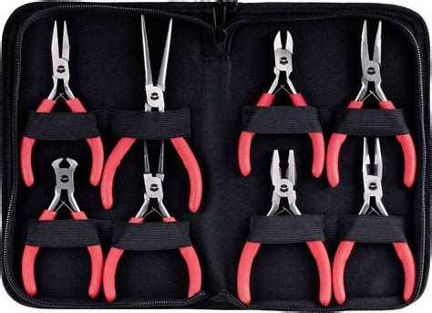 Toolcraft Electronics And Precision Mechanics Pliers Set Pcs