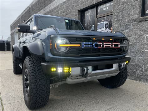 Baja Designs Fogs A Pillars Installed Bronco6G 2021 Ford Bronco