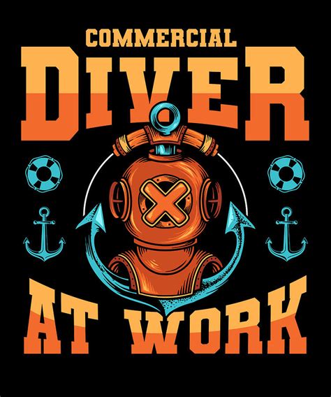 Diver Snorkeling Dive Scuba Commercial Diving Digital Art By Crazy